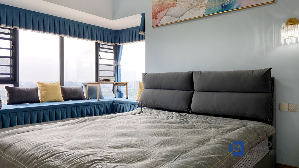 逸都花園131㎡四室兩廳裝修效果圖 臥室.jpg