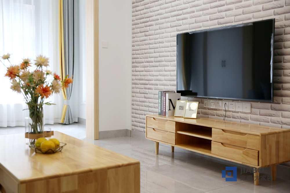 誠(chéng)發(fā)錦城三室兩廳北歐風(fēng)格裝修效果圖 2電視背景.jpg