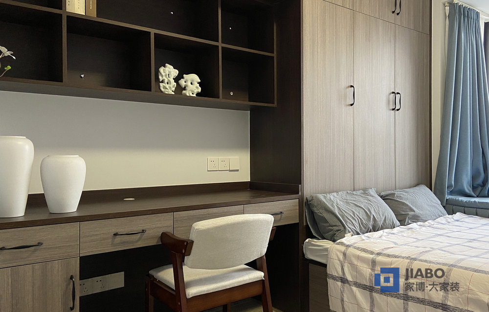 西郡湘山里143平新中式風(fēng)格裝修案例 臥室.jpg