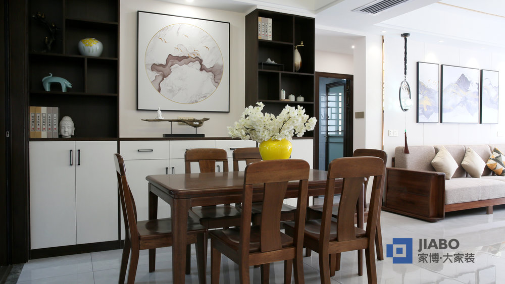 江灣一號三室兩廳130㎡裝修效果圖 4餐廳.jpg