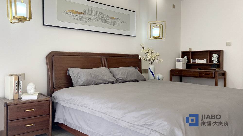 江灣一號130㎡三室兩廳裝修效果圖 6主臥.jpg