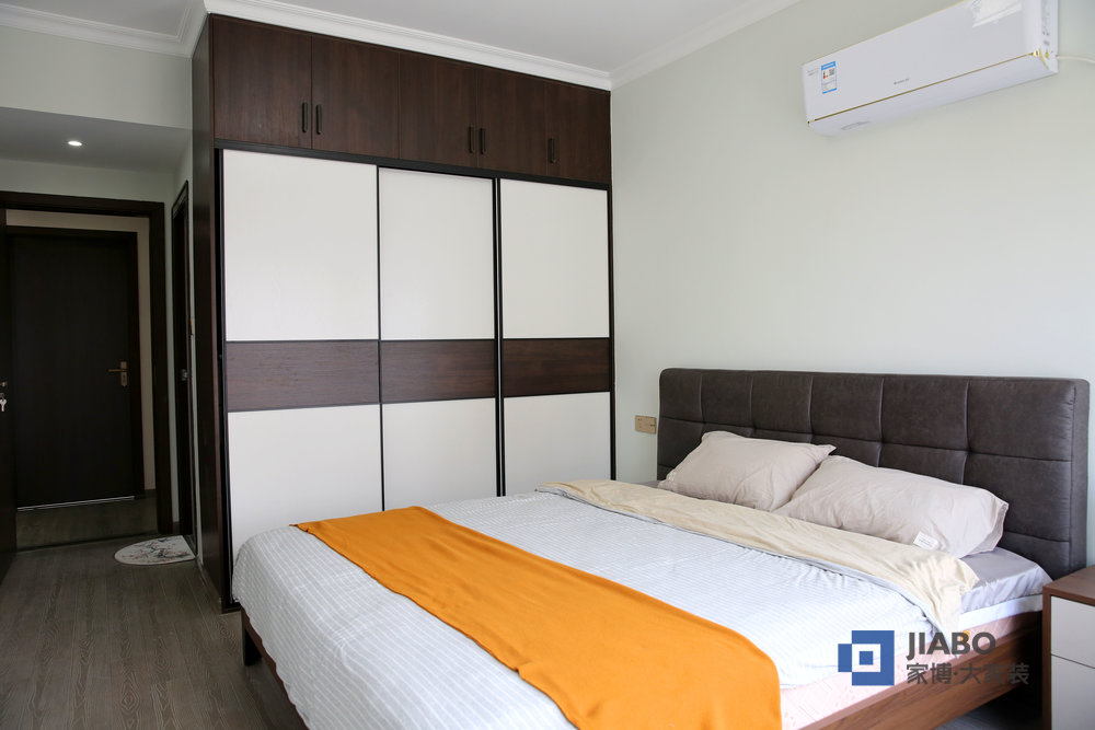 株洲藍溪谷新中式風格裝修案例 臥室.jpg