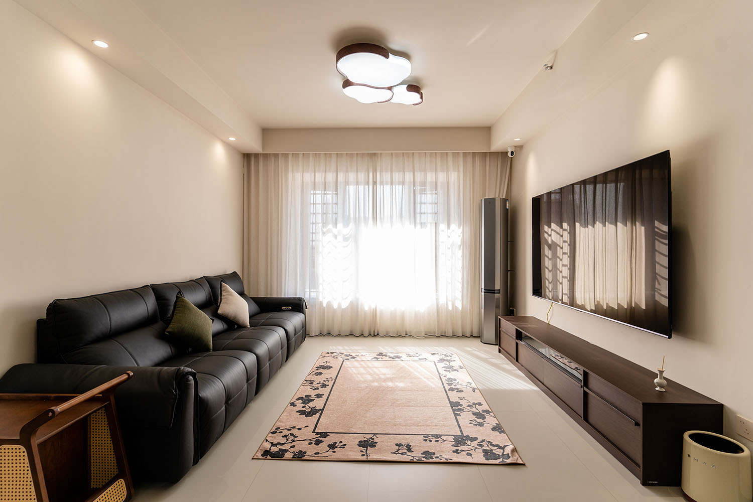 株洲家博整翡翠公園138㎡ 中古風(fēng)格裝修賞析